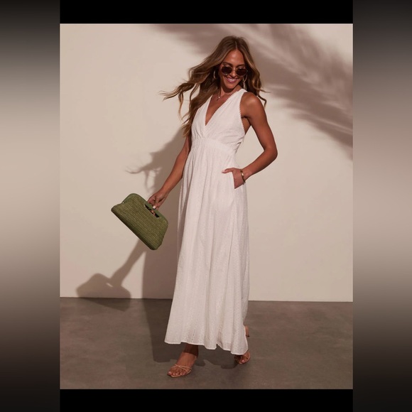 Vici Rayanne Eyelet Embroidered Maxi Dress - Picture 4 of 4